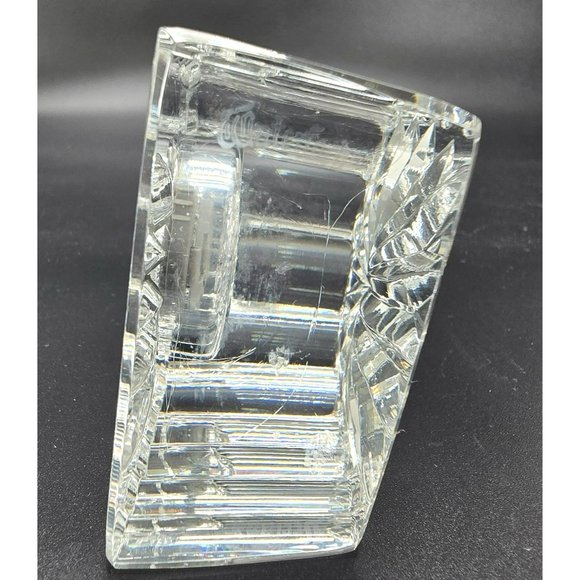 Waterford Crystal Mantle Clock With Roman Numerals Glass Vintage Style JJ3821 - Picture 15 of 16